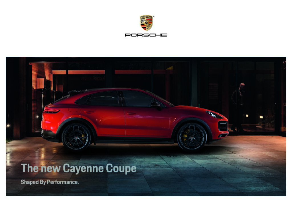 thumbnail of 2022 Marke Porsche – Modell Cayenne-Coupe-Brochure – Sprache ENG