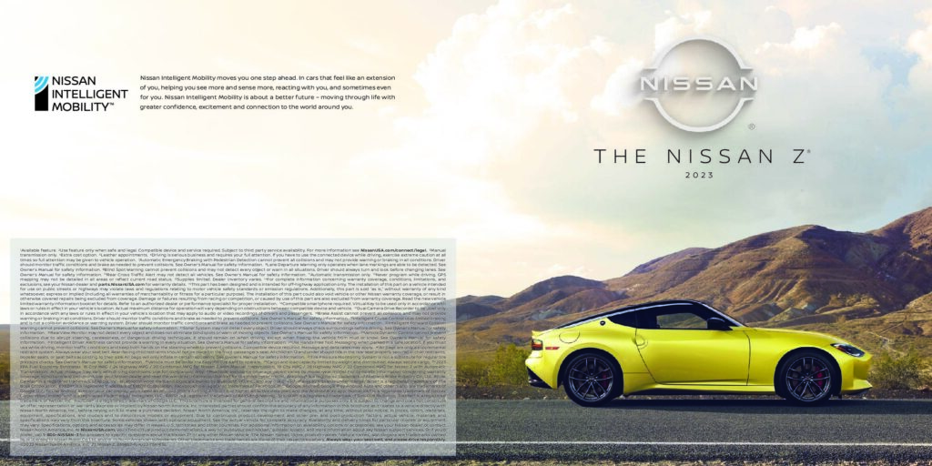 thumbnail of 2023-2 Marke Nissan – Modell USA Z – Sprache ENG