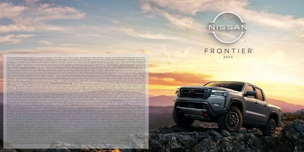 thumbnail of 2024 Marke Nissan – Modell USA Frontier – Sprache ENG