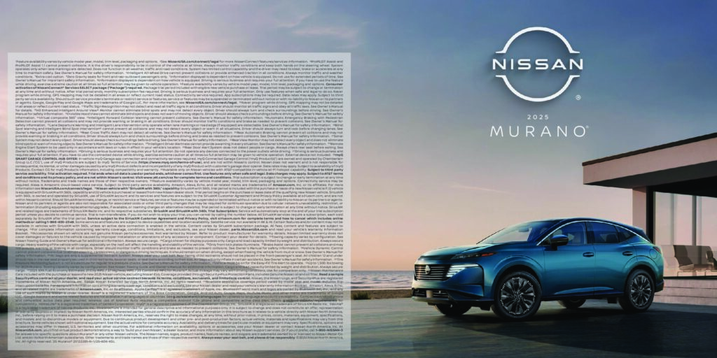 thumbnail of 2025 Marke Nissan – Modell USA Murano – Sprache ENG