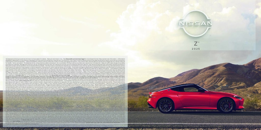 thumbnail of 2025 Marke Nissan – Modell USA Z – Sprache ENG