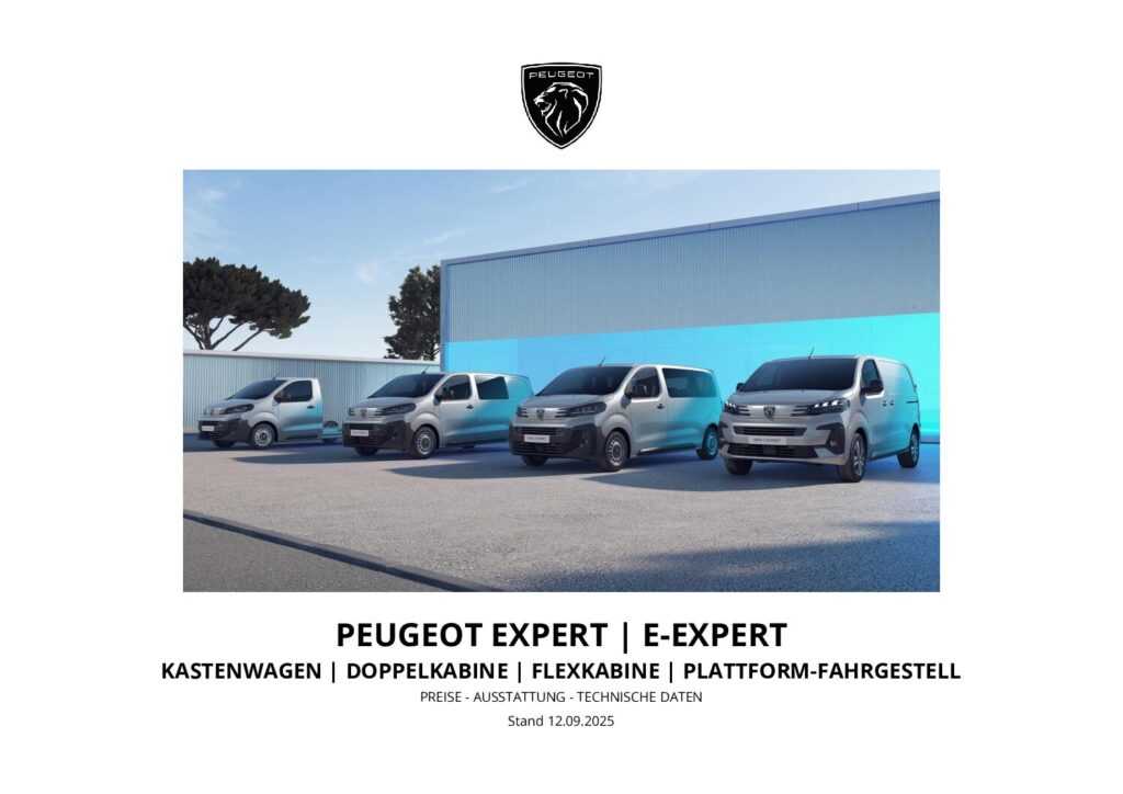 thumbnail of 2025 Marke Peugeot – Modell Expert- Sprache DEU