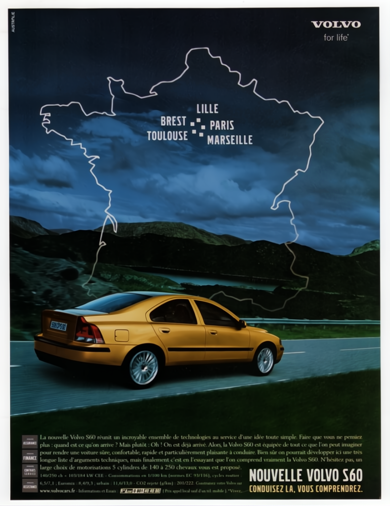 thumbnail of 2001 Marke Volvo – Modell S60 Werbung Frankreich – Sprache FRZ