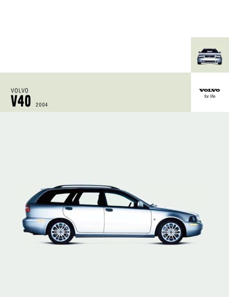 thumbnail of 2004 Marke Volvo – Modell CAN INT V40 – Sprache ENG